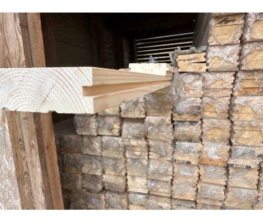 Доска шпунтованная 35х100х6000